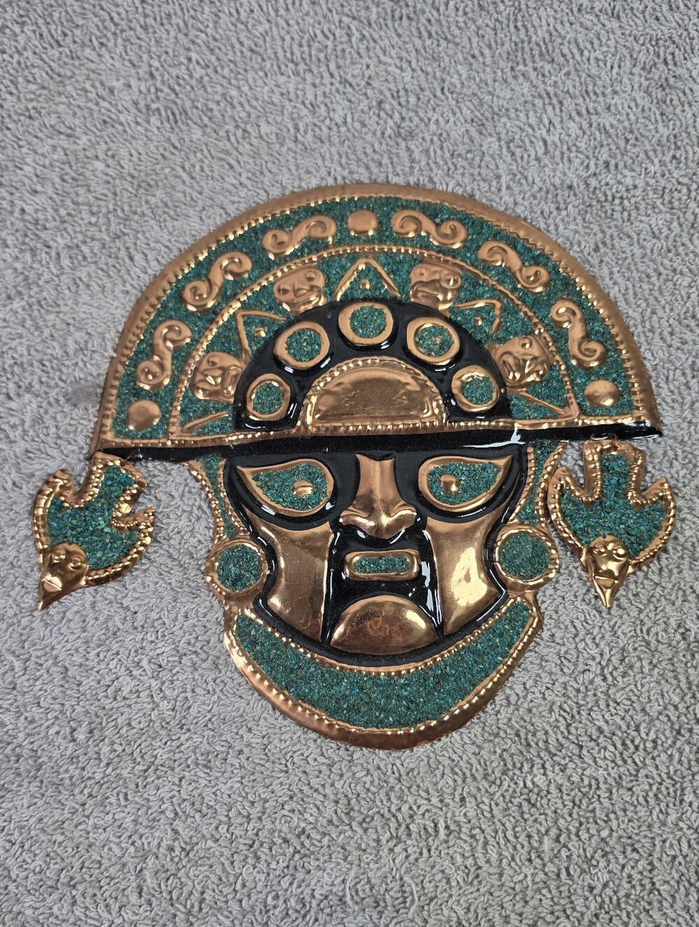 Handcrafted Peruvian Cooper Mask